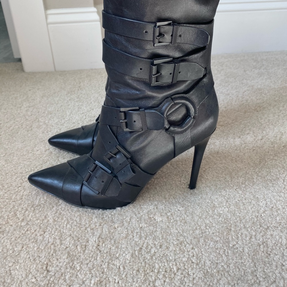 Black booties